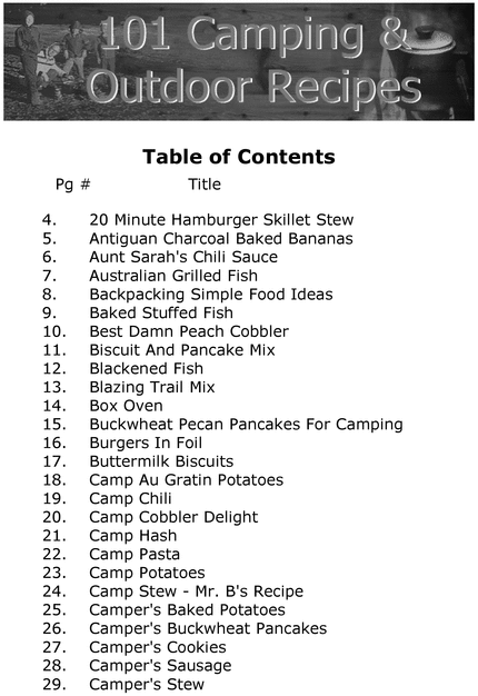 Product picture 101 Camping Recipes 