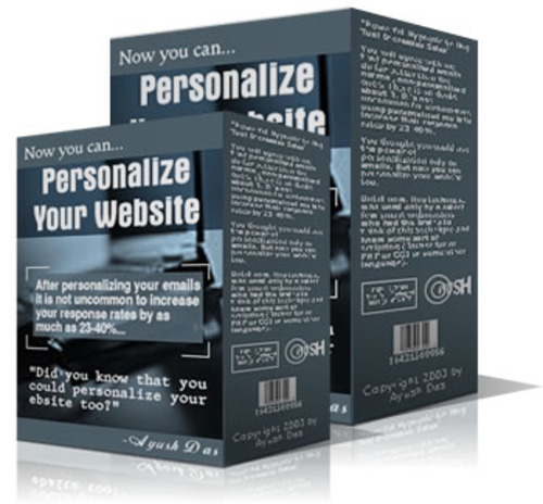 Product picture Personalize Your Website