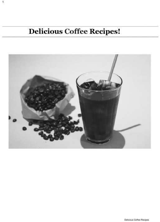 Product picture Delicius Coffe Recipes