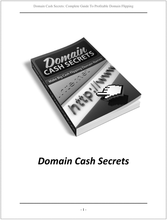 Product picture Domain Cash Secrets 