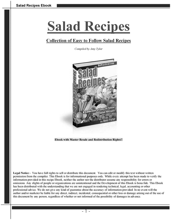 Product picture Salad Recipes 